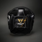 Боксёрский шлем Venum Ringhorns Charger Headgear black/gold