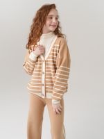 Кардиган для девочки в школу AT1010 сахара