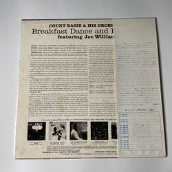 Винтажная виниловая пластинка LP Count Basie And His Orchestra Featuring Joe Williams Breakfast Dance And Barbecue Каунт Бейси (Japan 1973) (Obi)