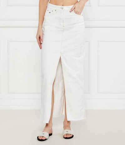 Джинсовая юбка CLAIRE Tommy Jeans - белый(DW0DW20125)