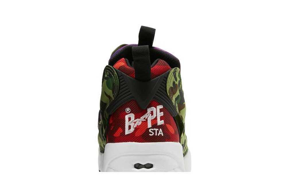 Кроссовки A Bathing Ape X Reebok Instapump Fury "Multi-Camo"