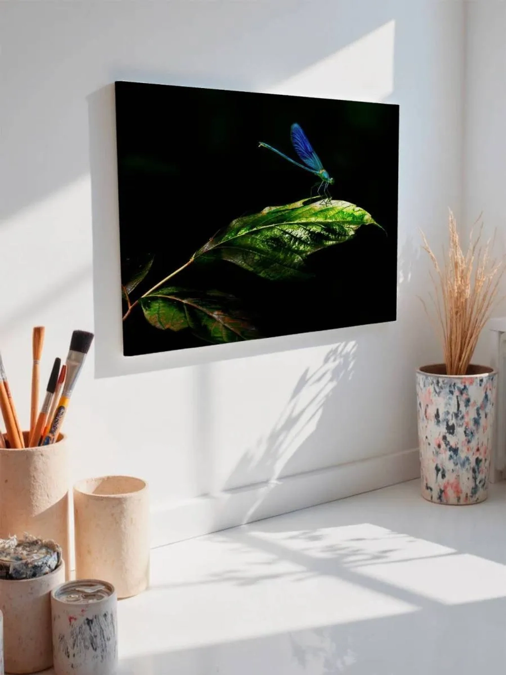Картина на стену 40 X 50 Стрекоза