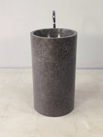 Раковина напольная из мрамора Silinder MN-63225 50*50*90