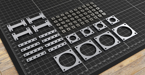2803 Series Threaded Plates Bundle (70 Pcs)