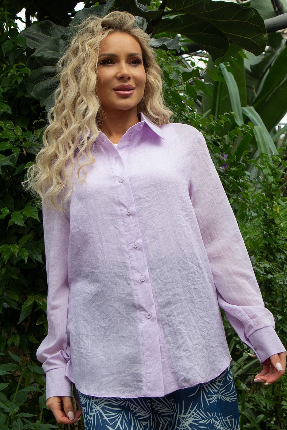 Рубашка Воздушное настроение (лаванда) Б13486-7М LT Collection