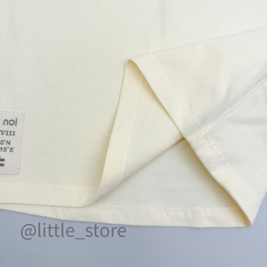 Комплект хлопковый Moi Noi (для девочки), Молочный