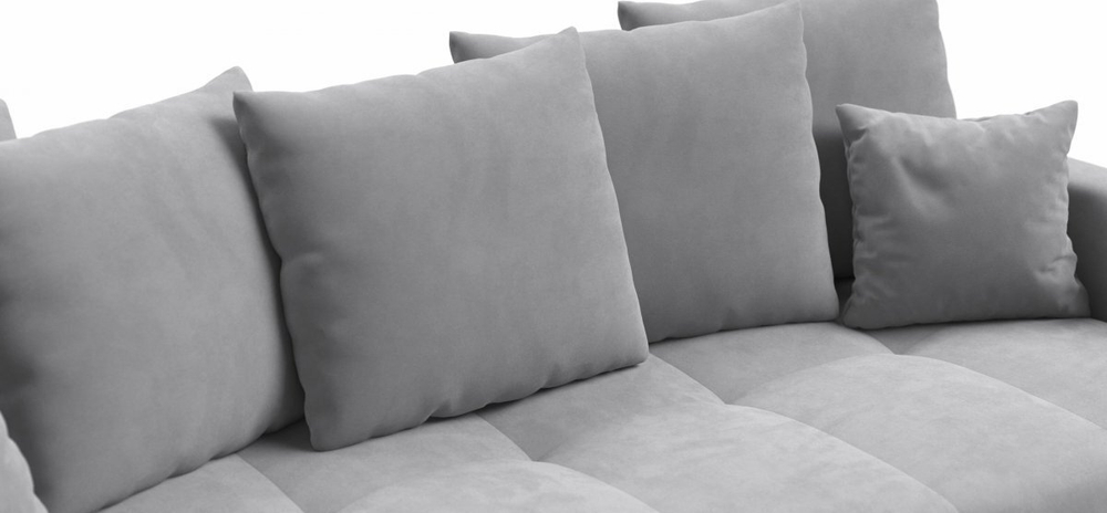 Диван Босс Тренд Велюр Монолит сталь