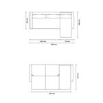 Диван кровать угловой ENZA HOME SMART EH55387