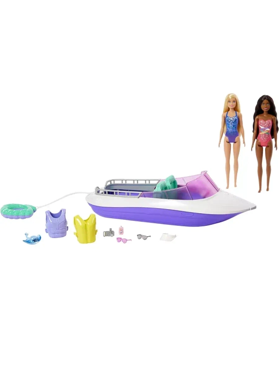 Набор кукла Барби с лодкой и аксессуарами HHG60