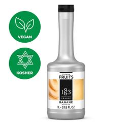 Пюре основа для напитков Банан 1л 1883 Maison Routin