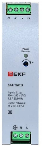 Блок питания  EKF DR-E-75W-24