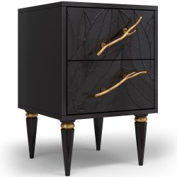 Тумба Арт Колор leaves Классик Голд Терпкий коричневый