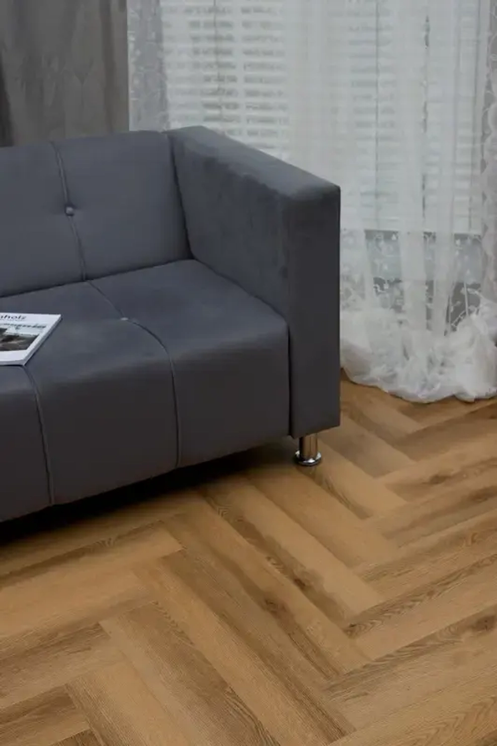 Кварц-винил SPC Steinholz Herringbone 4,5 мм Юденбург 1.14688 м2