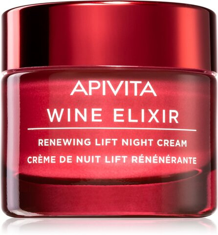 Apivita Wine Elixir Santorini Vine - обновляющий ночной крем-лифтинг /   50  ml  / GTIN 5201279078652