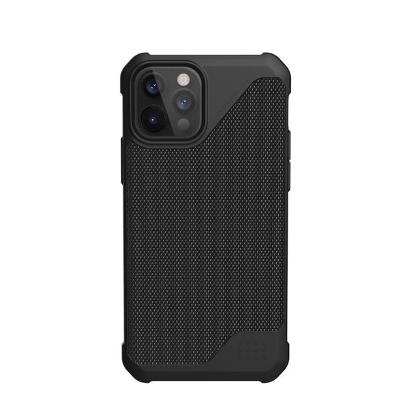 Чехол Uag Metropolis LT ткань Armortex для iPhone 12/12 Pro 6.1" черный (Black-Armortex) 11235O113940