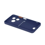Силиконовый чехол с отделением для карты для Tecno Spark 10/10C blue DF