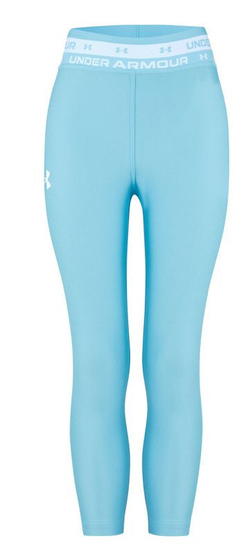 Штаны для девочки теннисные Under Armour HeatGear Armour Ankle Legging Junior - небесный
