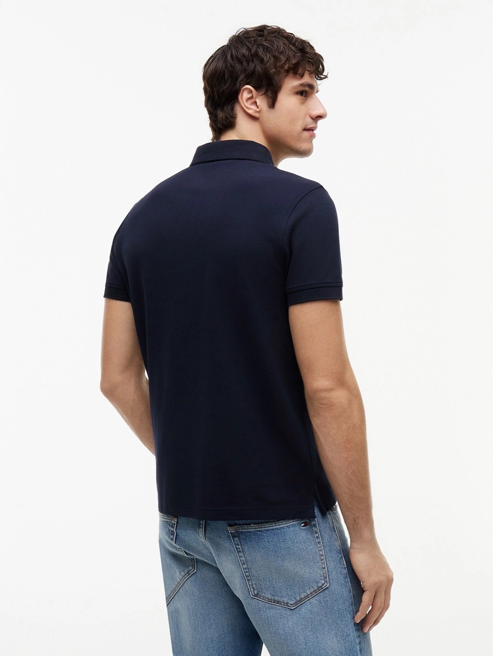 Поло Tommy Hilfiger Regular Fit Stretch Navy