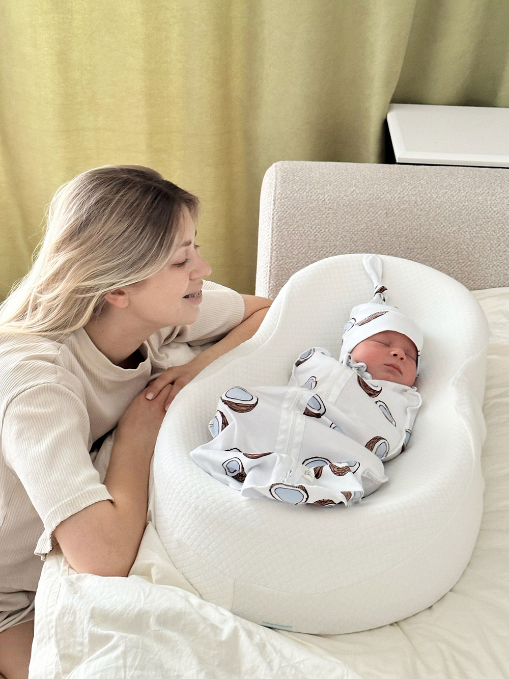 Пелёнка-кокон Mjölk Кокосы