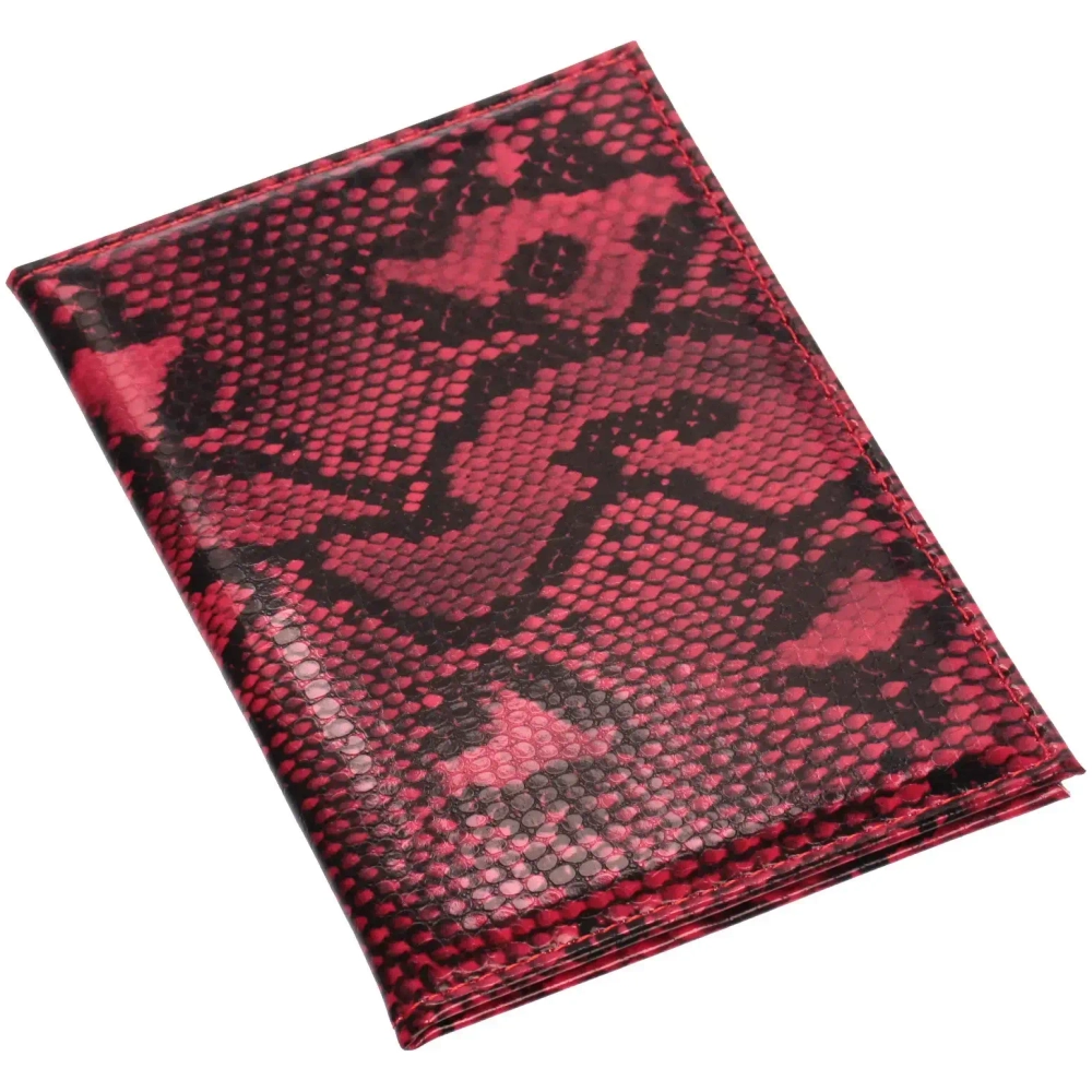 Обложка на паспорт «Классика», цвет красный, 9,5*14см