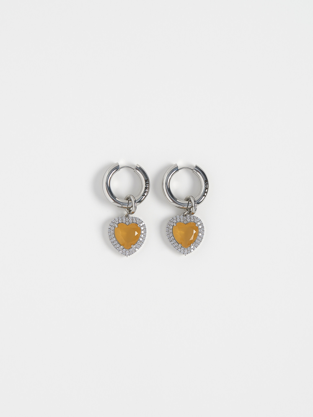 Серьги "Soul Yellow Matte" Silver