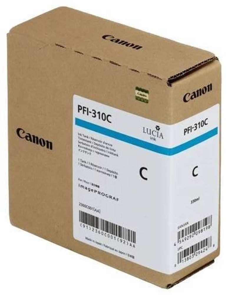 Картридж CANON PFI-310 C голубой