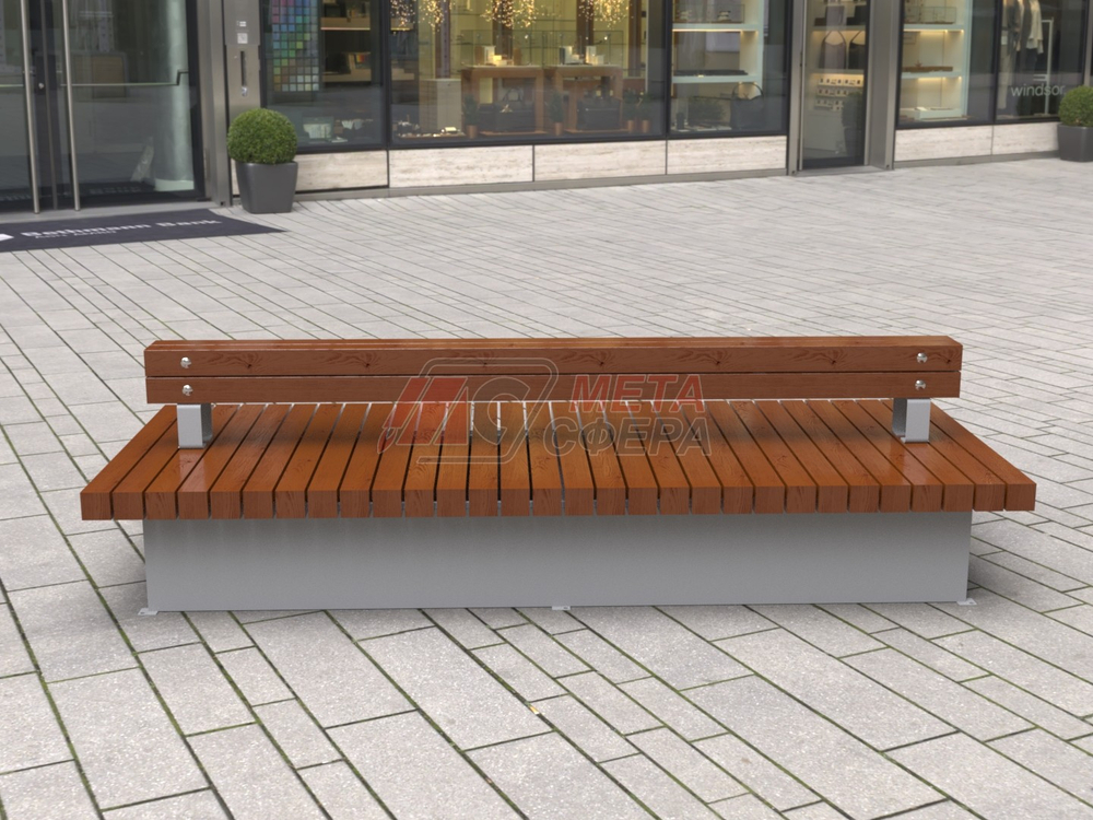 Скамейка Wood 300х120х80