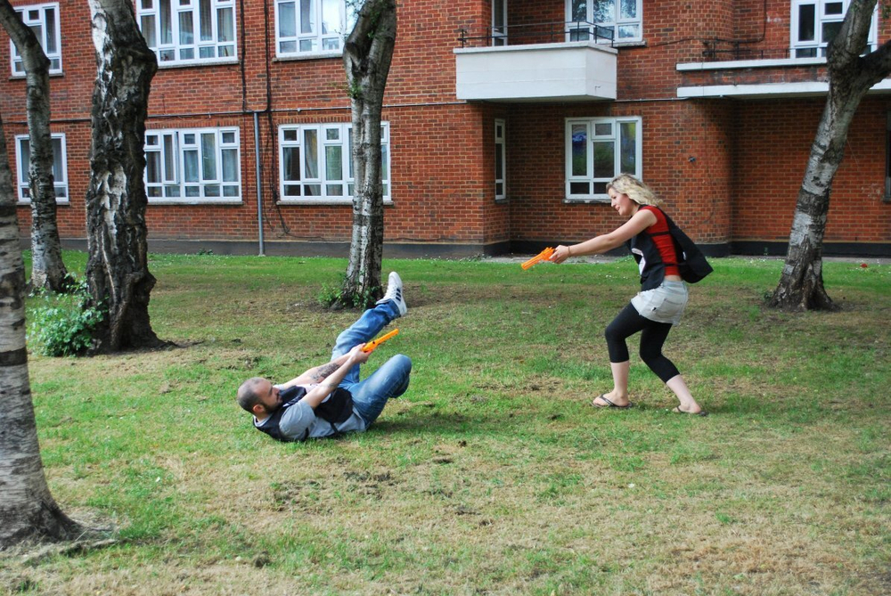 Игровой набор меняющий цвет wars pistol