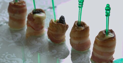 Копченые куриные рулетики с вяленными томатами (30 гр.)