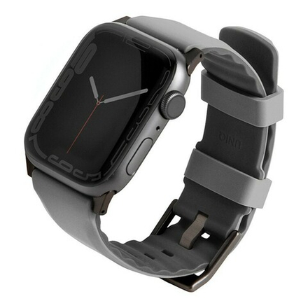 Ремешок Uniq 49/45/44/42мм Linus Airosoft Silicone Strap для Apple Watch Grey (Серый)