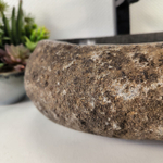 Каменная раковина из речного камня RS-05416 (42*38*15) 0861 из натурального камня