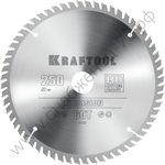 KRAFTOOL PRECISION 250х32мм 60Т, диск пильный по дереву