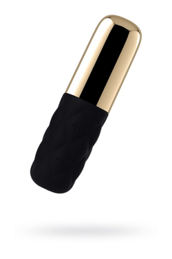 Вибромассажер Satisfyer Sparkling Darling, силикон, черный, 11,4 см.