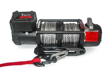 ЛЕБЕДКА ЭЛЕКТРИЧЕСКАЯ T-MAX EW12500 MUSCLELIFT 12В С СИНТЕТИЧЕСКИМ ТРОСОМ