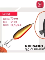 Блесна для рыбалки колебалка 70 мм 14 г