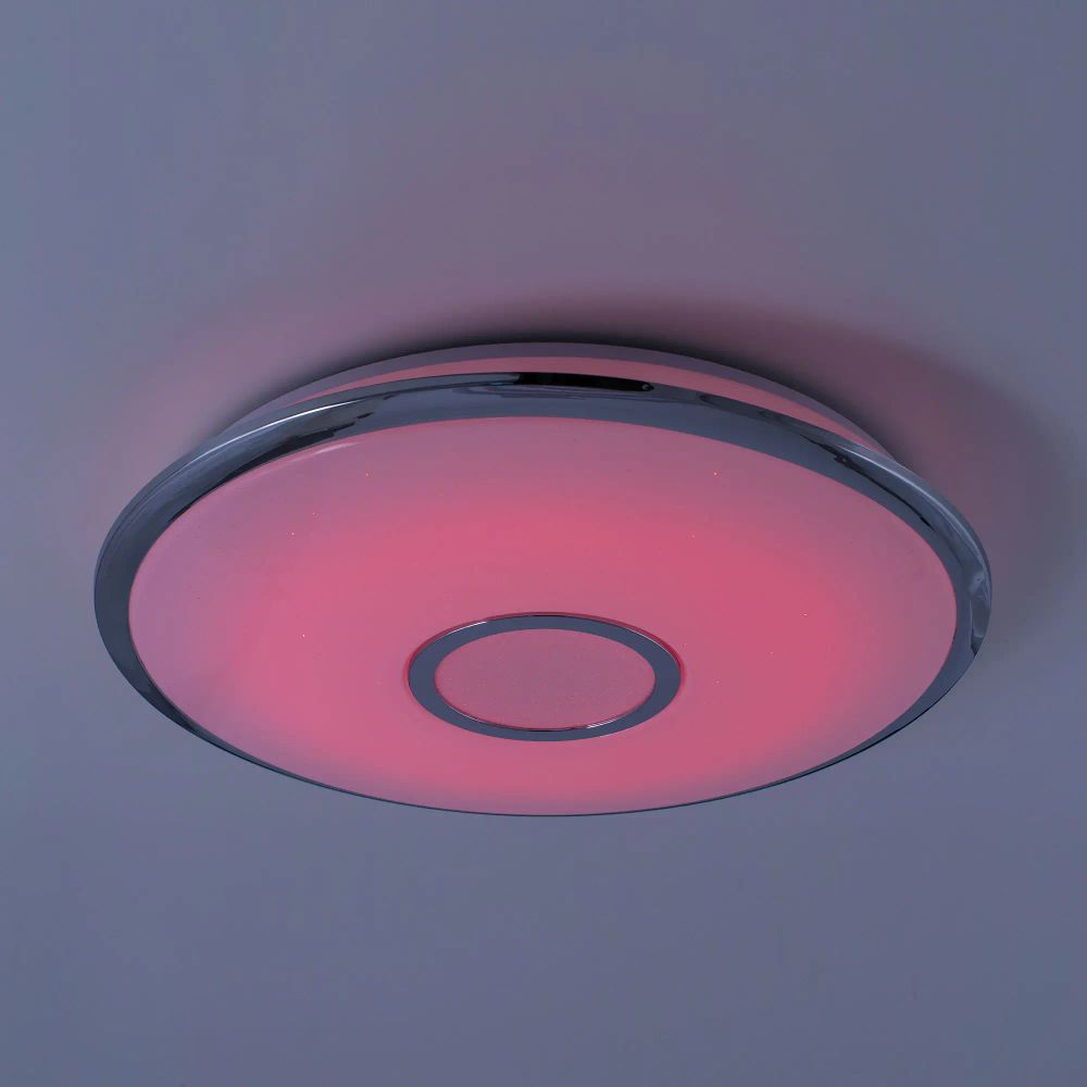 Citilux Старлайт Смарт CL703A60G Умная люстра Хром