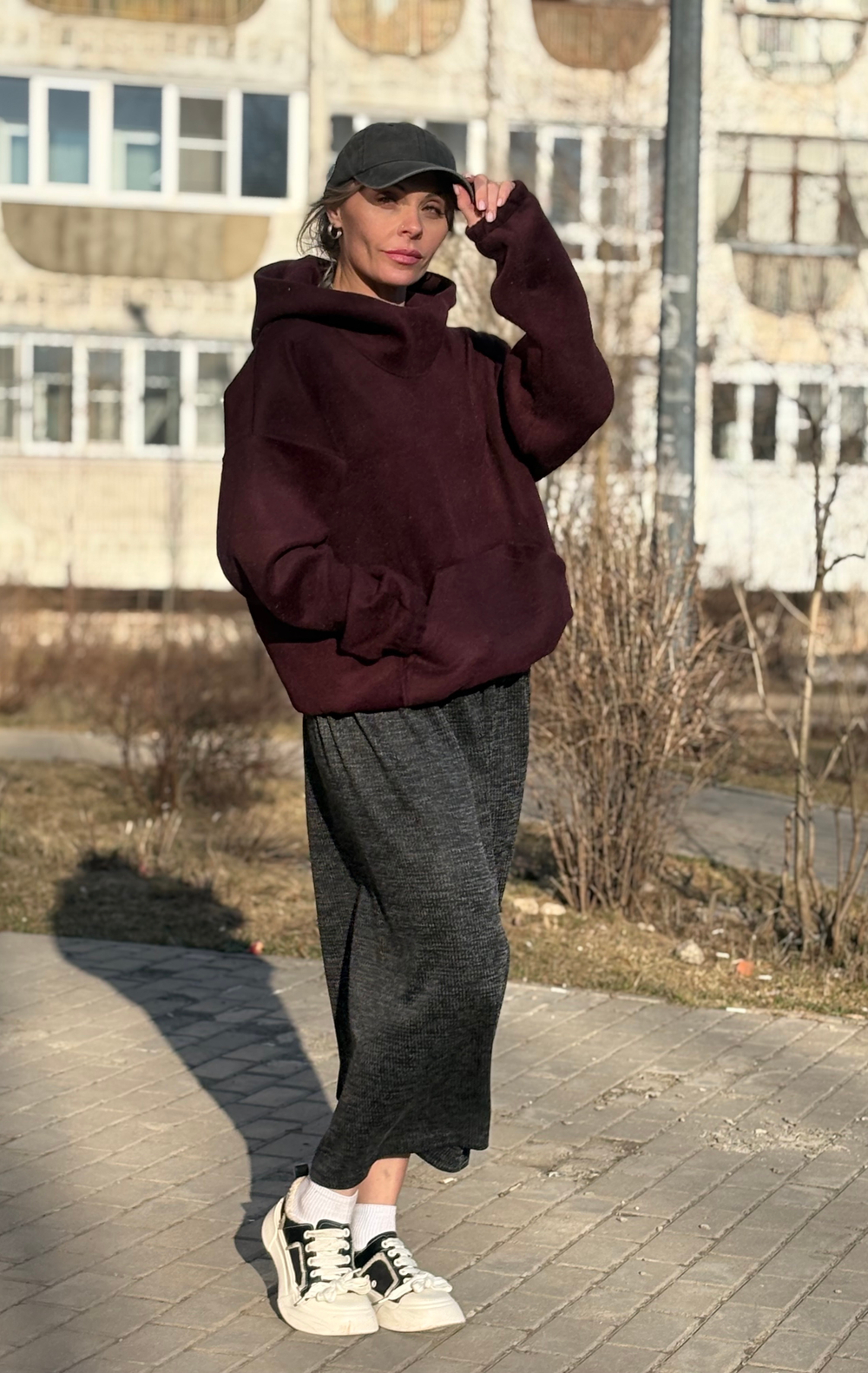 Юбка прямая / трикотаж