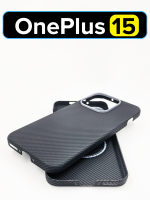 Карбоновый чехол MosSeller для OnePlus 15 с Магсейф, черный