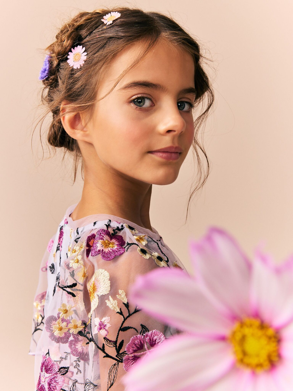 Платье для девочки Next E57-541, Сиреневый