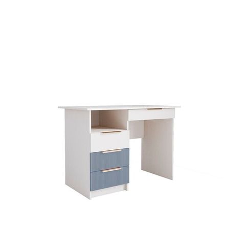 Стол письменный Лавис СТД 1070.1 (Белый/Лазурь софт)