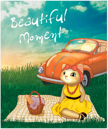 Тетрадь общая 48 листов на скрепке "Кошечки мимими"