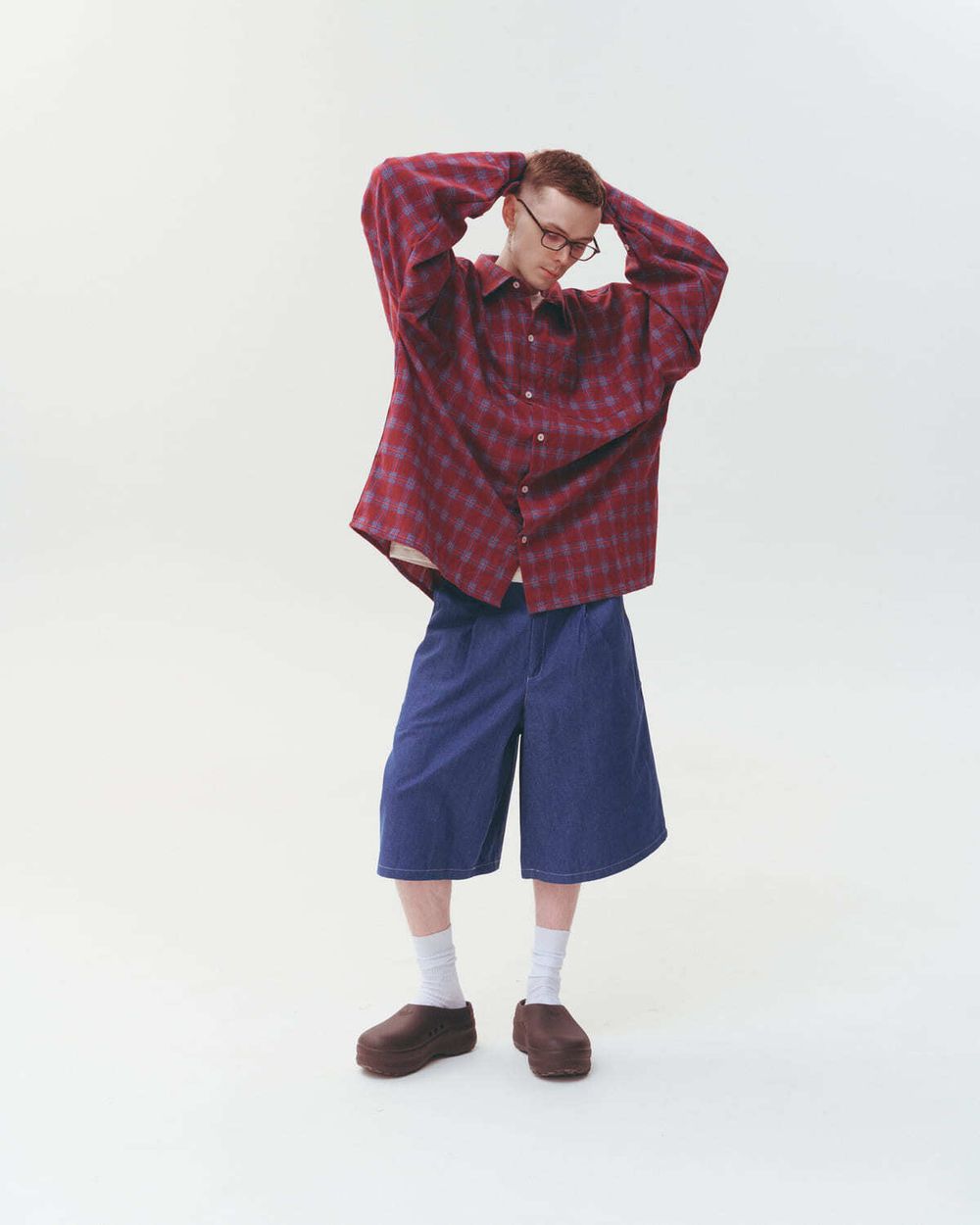 Рубашка One Two Cowboy Shirt Wine винная