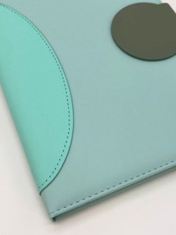 Блокнот В5 175*250мм линейка с магнитом 96 л бирюзовый (7699-2)