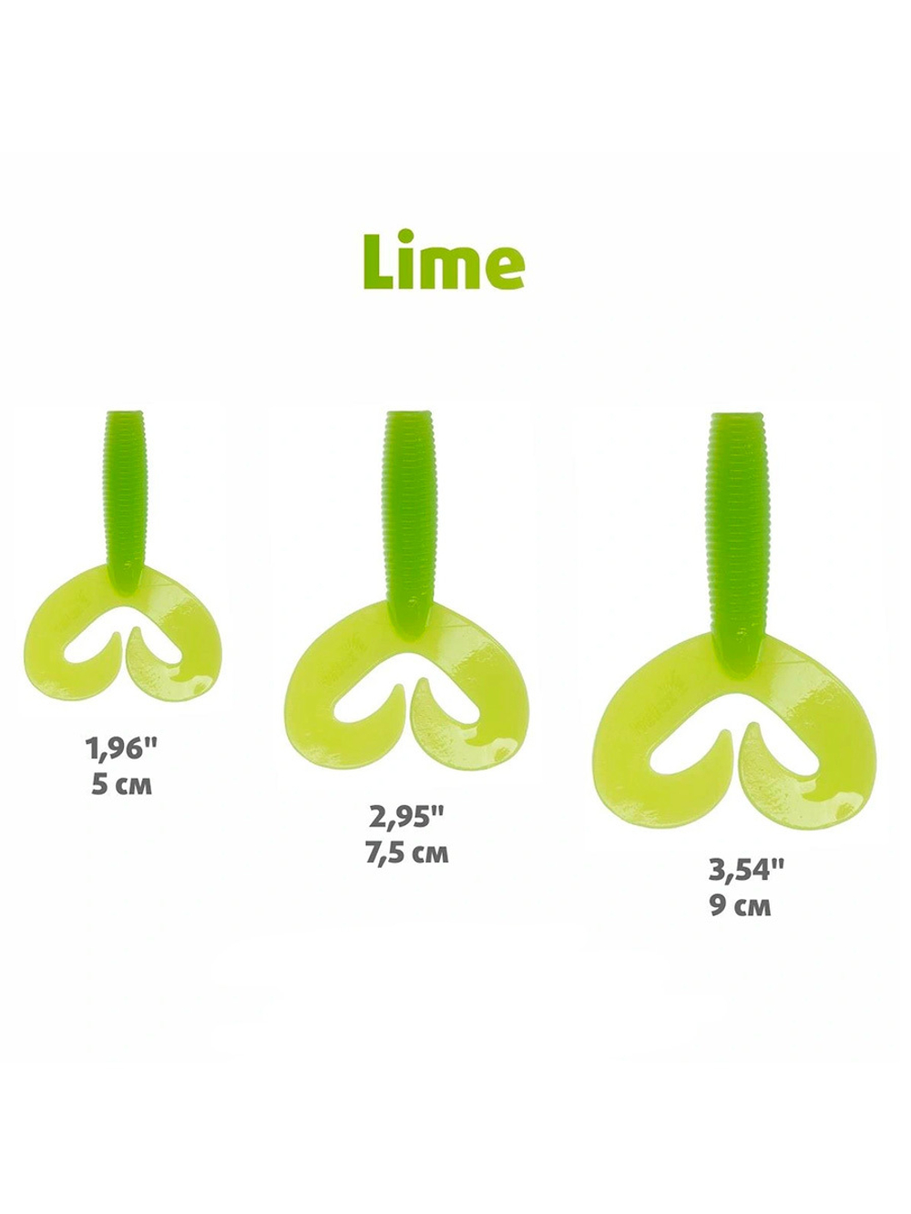 Твистер Helios Credo Double Tail 2,95"/7,5 см Cola 7шт. (HS-12-045)