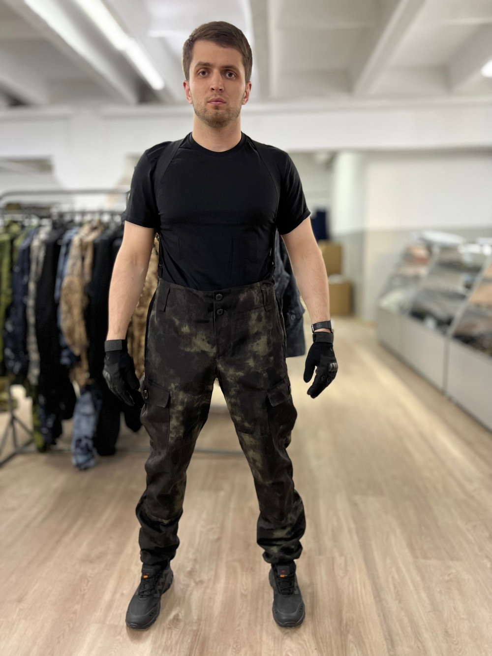 Костюм горка 6 весна-лето лайт / черный мох