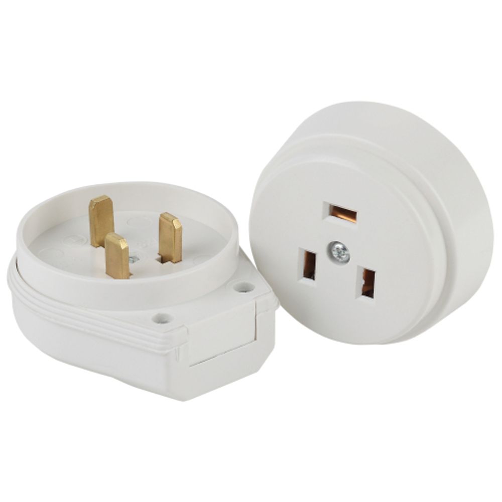 9-802-01 Intro Соединитель электрический 2P+E (СЭ.РВШ32-002), 32А-250В, ОУ, ПЭТФ