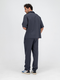 Костюм льняной с брюками. Графит