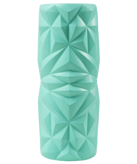 Ролик массажный FA-507, EVA/PP, средняя жесткость, 32,5x12,5 cм, мятный/серый