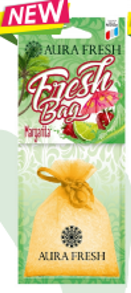 Аром-р AURA FRESH FRESH BAG MARGARITA  Ароматизатор воздуха мешочек  (кор. 20шт.)