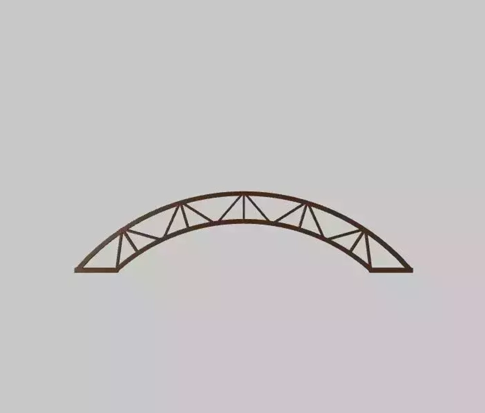 Ферма для навеса арочная 5.5м